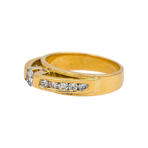 Bague 54 Bague Or jaune Diamant 58 Facettes 4960100CN