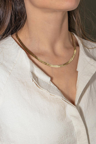 Collier Collier Maille anglaise Or jaune 58 Facettes 5004176CN