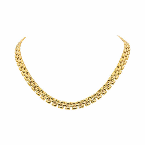 Collier Collier  Maille grain de riz Or jaune 58 Facettes 5004195CN