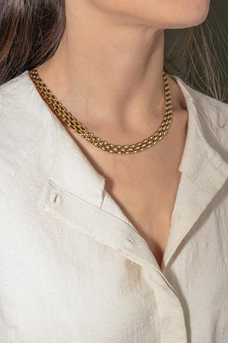 Collier Collier  Maille grain de riz Or jaune 58 Facettes 5004195CN