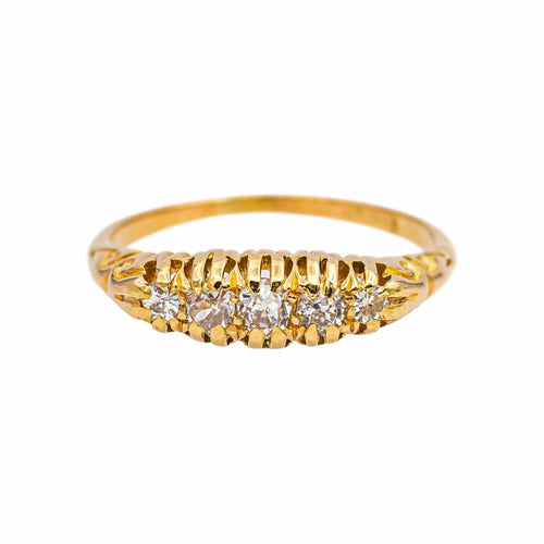 Bague 54.5 Bague Jaretière  Or jaune Diamant 58 Facettes 5153690RV