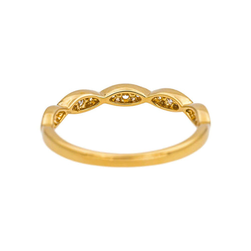 Bague 53 Bague  Demi-alliance Or jaune Diamant 58 Facettes 5276259RV