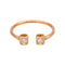 Bague 53 Dinh Van Bague Cube Or rose Diamant 58 Facettes 5276278RV