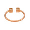 Bague 53 Dinh Van Bague Cube Or rose Diamant 58 Facettes 5276278RV