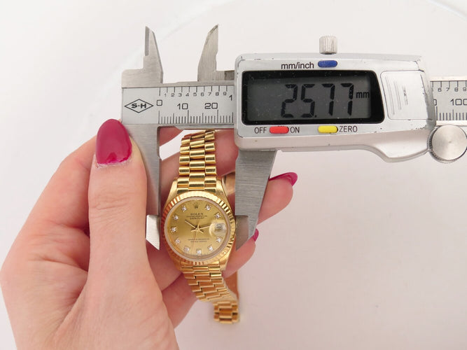 Montre Rolex Datejust Lady Jubilé réf. 69178 - Montre automatique en or jaune 18k diamants 58 Facettes 274172