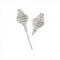 Art déco - Épingle à jabot en platine, or blanc et diamants 58 Facettes