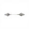 Art déco - Épingle à jabot en platine, or blanc et diamants 58 Facettes
