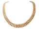 Collier Collier maille américaine en or jaune 18 kt 58 Facettes 25678