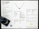 Collier Collier en or 14 K (585) avec diamants et émeraude 58 Facettes AG86