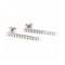Boucles d'oreilles Boucles d’oreilles SUM - Oro Blanco 18 kt avec diamants de laboratoire 58 Facettes UKD362914MM