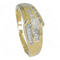 Bague 58 Bague en or 14K (585) avec diamant naturel 0,54 ct 58 Facettes AN85