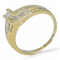Bague 58 Bague en or 14K (585) avec diamant naturel 0,54 ct 58 Facettes AN85