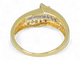 Bague 58 Bague en or 14K (585) avec diamant naturel 0,54 ct 58 Facettes AN85