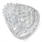 Bague 58 Bague en or blanc 585 avec diamants naturels 1,86 ct 58 Facettes AU81