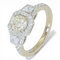 Bague 53 Bague en or blanc 750 - Diamants 1,94 ct (centre 0,90 ct) 58 Facettes ZZ04