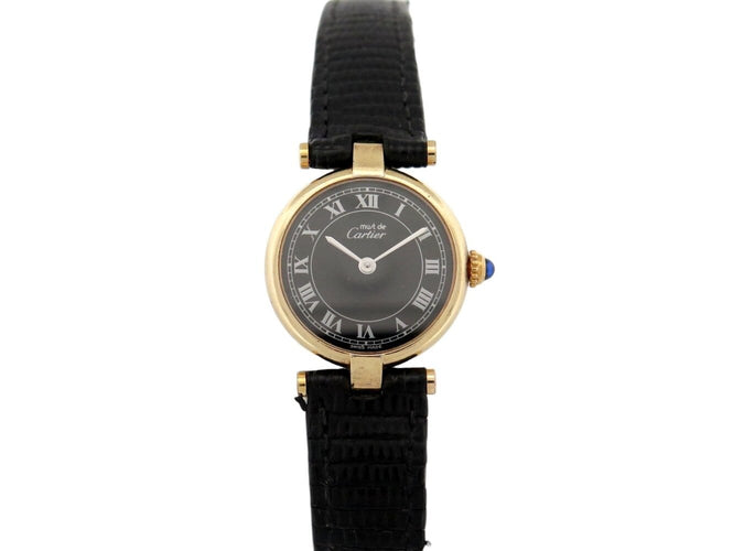 Montre Cartier Must Vendôme - Montre femme quartz vermeil 24 mm 58 Facettes 274201