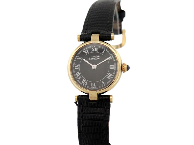 Montre Cartier Must Vendôme - Montre femme quartz vermeil 24 mm 58 Facettes 274201
