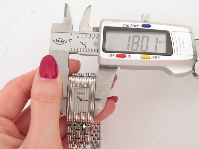 Montre Boucheron Reflet Small - Montre quartz femme en acier 29,5 mm 58 Facettes 274174