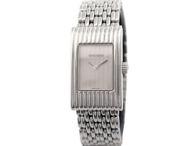 Montre Boucheron Reflet Small - Montre quartz femme en acier 29,5 mm 58 Facettes 274174
