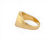 Bague 44 Chevalière armoiries - Bague petit doigt en or jaune 18k 58 Facettes 274167