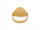 Bague 44 Chevalière armoiries - Bague petit doigt en or jaune 18k 58 Facettes 274167