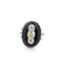 Bague 51 Bague Art déco en or blanc 18 ct avec trois diamants old mine 58 Facettes 102/26 E ORO
