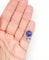 Bague 48 Bague duchesse vintage en or blanc 18k, tanzanite cabochon et diamants 58 Facettes A06916