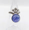 Bague 48 Bague duchesse vintage en or blanc 18k, tanzanite cabochon et diamants 58 Facettes A06916