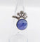 Bague 48 Bague duchesse vintage en or blanc 18k, tanzanite cabochon et diamants 58 Facettes A06916