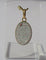 Pendentif Médaille pendentif - Porcelaine peinte en or jaune 18 carats 58 Facettes Medaille