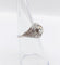 Bague 49 Bague dôme Art déco en platine et diamants, taille ancienne 0,90 ct 58 Facettes A06952