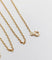 Collier Chaîne vintage en or jaune 18k maille forçat 64 cm 58 Facettes A06907