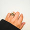 Bague 54 Bague en or jaune 18 carats avec perle de Tahiti, diamants et rubis 58 Facettes Bague #5016