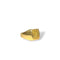 Bague 57 Chevalière aigle gravée en or jaune 18K 58 Facettes REF2528-295