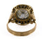 Bague 55 Bague victorienne - Or jaune 18 carats et argent avec diamants taille ancienne 58 Facettes AN604 (000419)