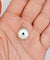 Pendentif Pendentif cible Art déco en or 18k, platine, nacre et saphir synthétique 58 Facettes A06911