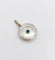 Pendentif Pendentif cible Art déco en or 18k, platine, nacre et saphir synthétique 58 Facettes A06911