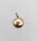 Pendentif Pendentif cible Art déco en or 18k, platine, nacre et saphir synthétique 58 Facettes A06911