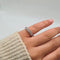 Bague 49 Alliance - Bague en or blanc 18 carats sertie de diamants 58 Facettes Bague tour complet