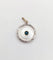 Pendentif Pendentif cible Art déco en or 18k et platine, nacre et saphir 58 Facettes A06912