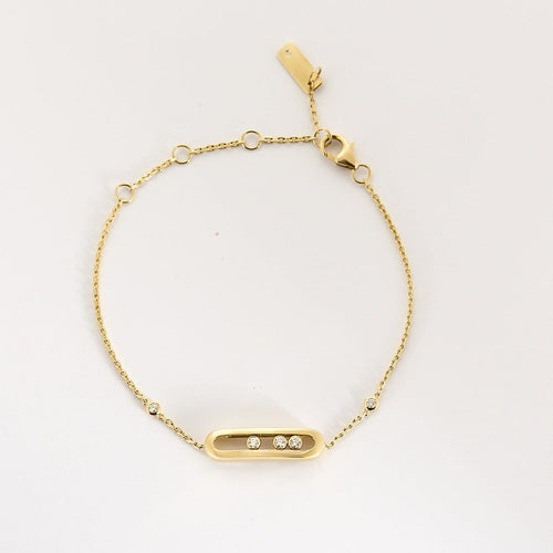 Bracelet Messika - Baby Move Classique Bracelet Move en Or jaune et diamants 58 Facettes 58FC48-2