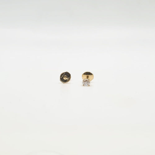 Boucles d'oreilles Boucles d'oreilles en or jaune 18 carats et diamants 58 Facettes BO #5014