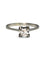 Bague 54.5 Solitaire - Bague en or blanc 18K et diamant 0,50 ct 58 Facettes 1764