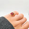 Bague 48 Bague rubis et diamants en or jaune 18 carats 58 Facettes Bague #4992