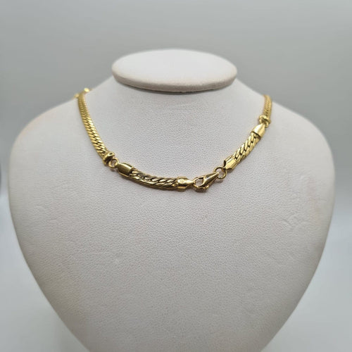 Collier Collier en or jaune 18 carats avec diamants et saphirs 58 Facettes Collier : #2213