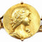 Broche Vernier - Broche Art nouveau « Allégorie du Printemps » en or jaune 18k 58 Facettes 253