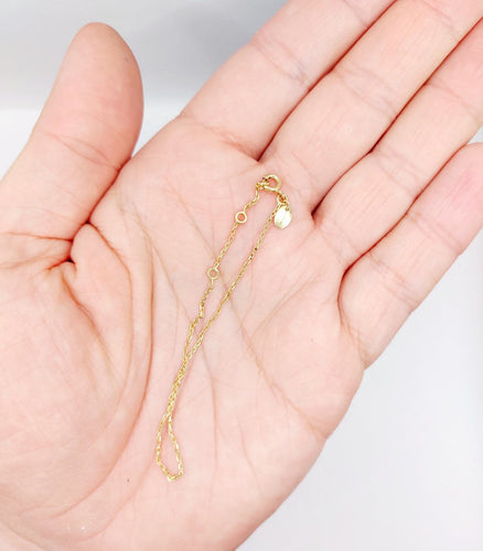 Bracelet Bracelet gourmette fin vintage en or jaune 18 k 58 Facettes A06966