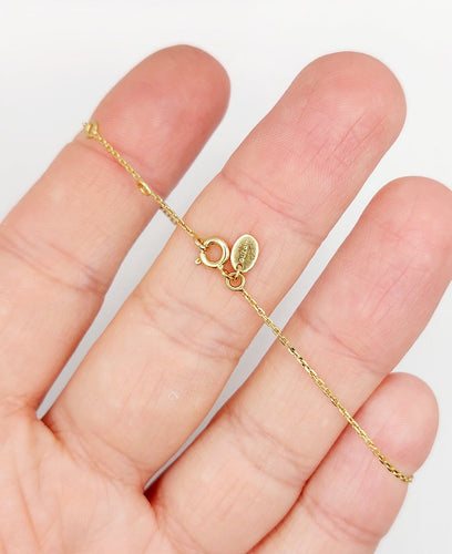 Bracelet Bracelet gourmette fin vintage en or jaune 18 k 58 Facettes A06966