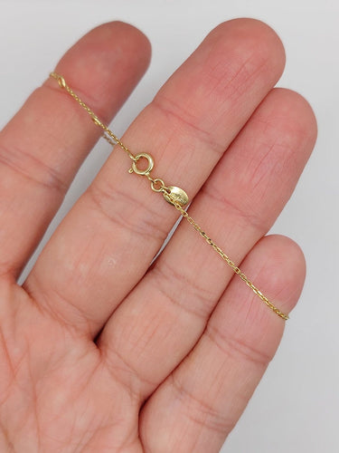 Bracelet Bracelet gourmette fin vintage en or jaune 18 k 58 Facettes A06966