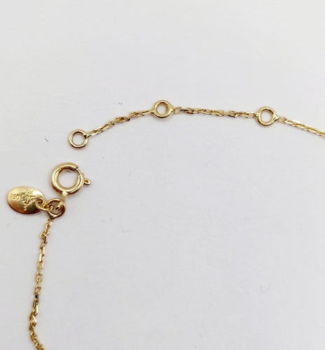Bracelet Bracelet gourmette fin vintage en or jaune 18 k 58 Facettes A06966